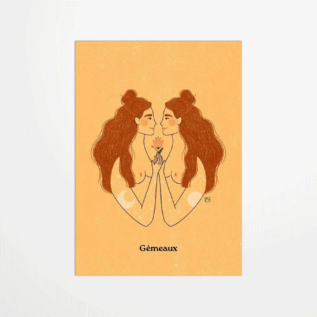Cartolina - Marine Laurent - Gemelli