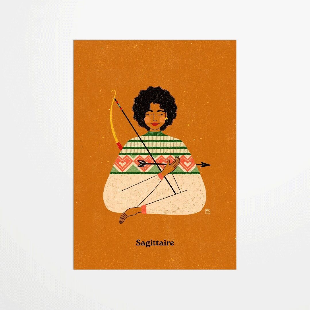 Cartolina - Marine Laurent - Sagittario