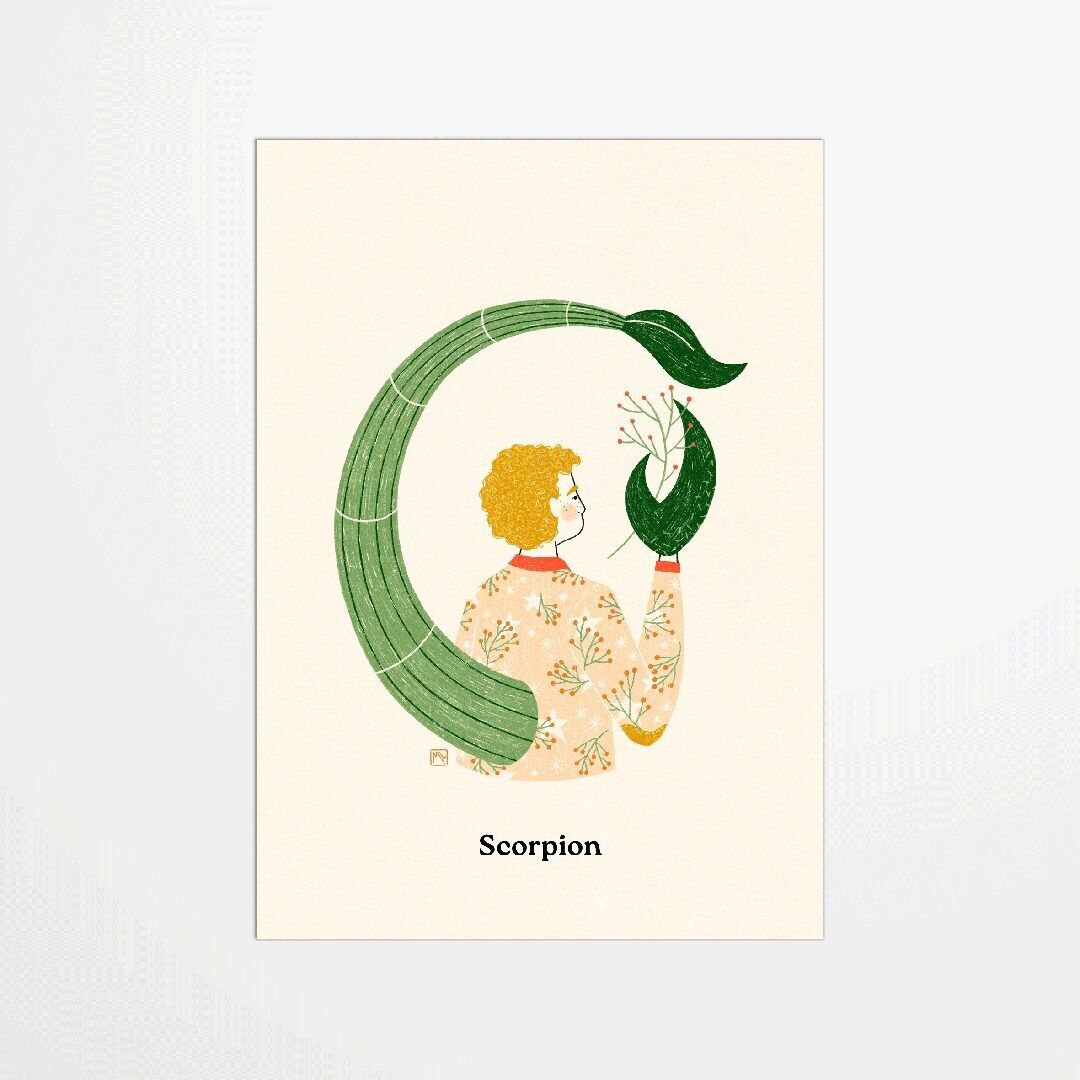 Cartolina - Marine Laurent - Scorpione