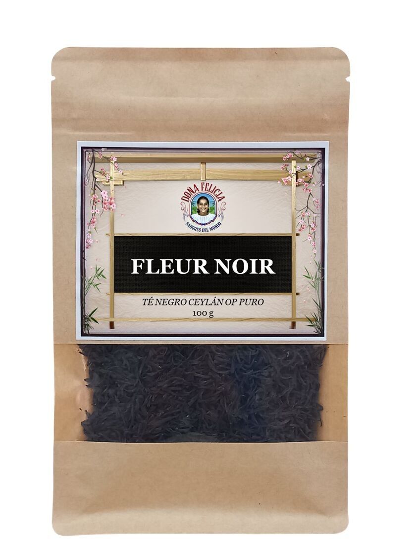 FLEUR NOIR - Puro tè nero Ceylon Orange Pekoe (OP).