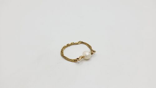 Bague chaine eau douce