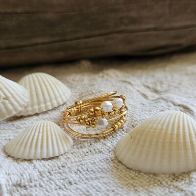 Anillo Landes dorado