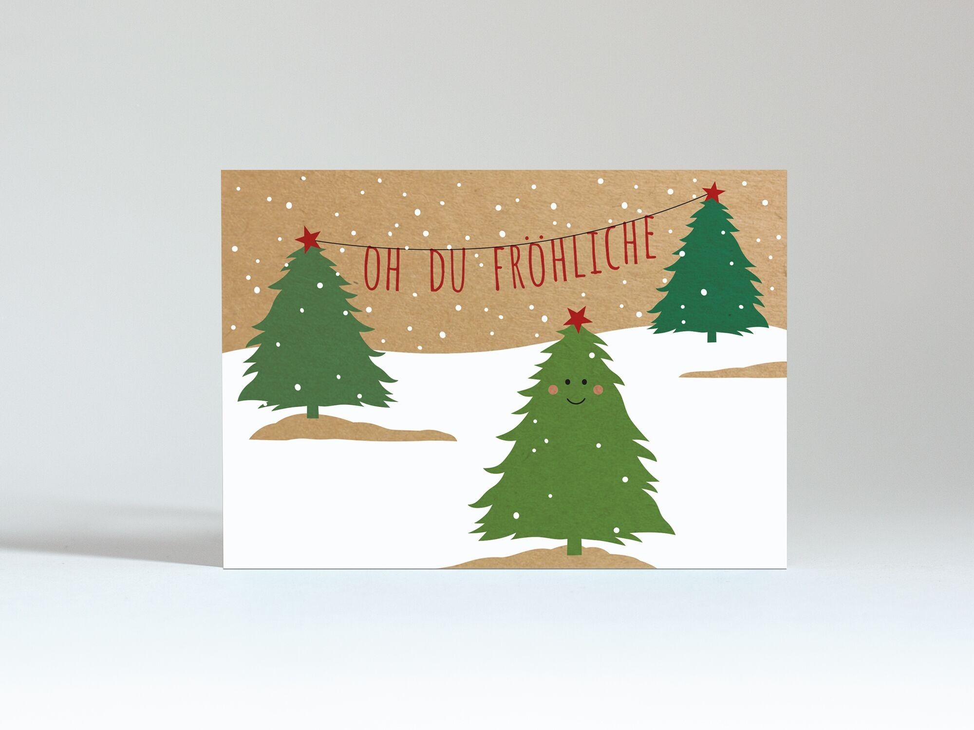 Postkarte "Oh Du Fröhliche"