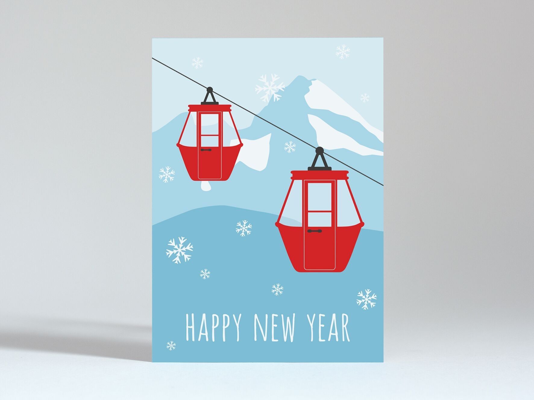 Postkarte "Happy New Year"
