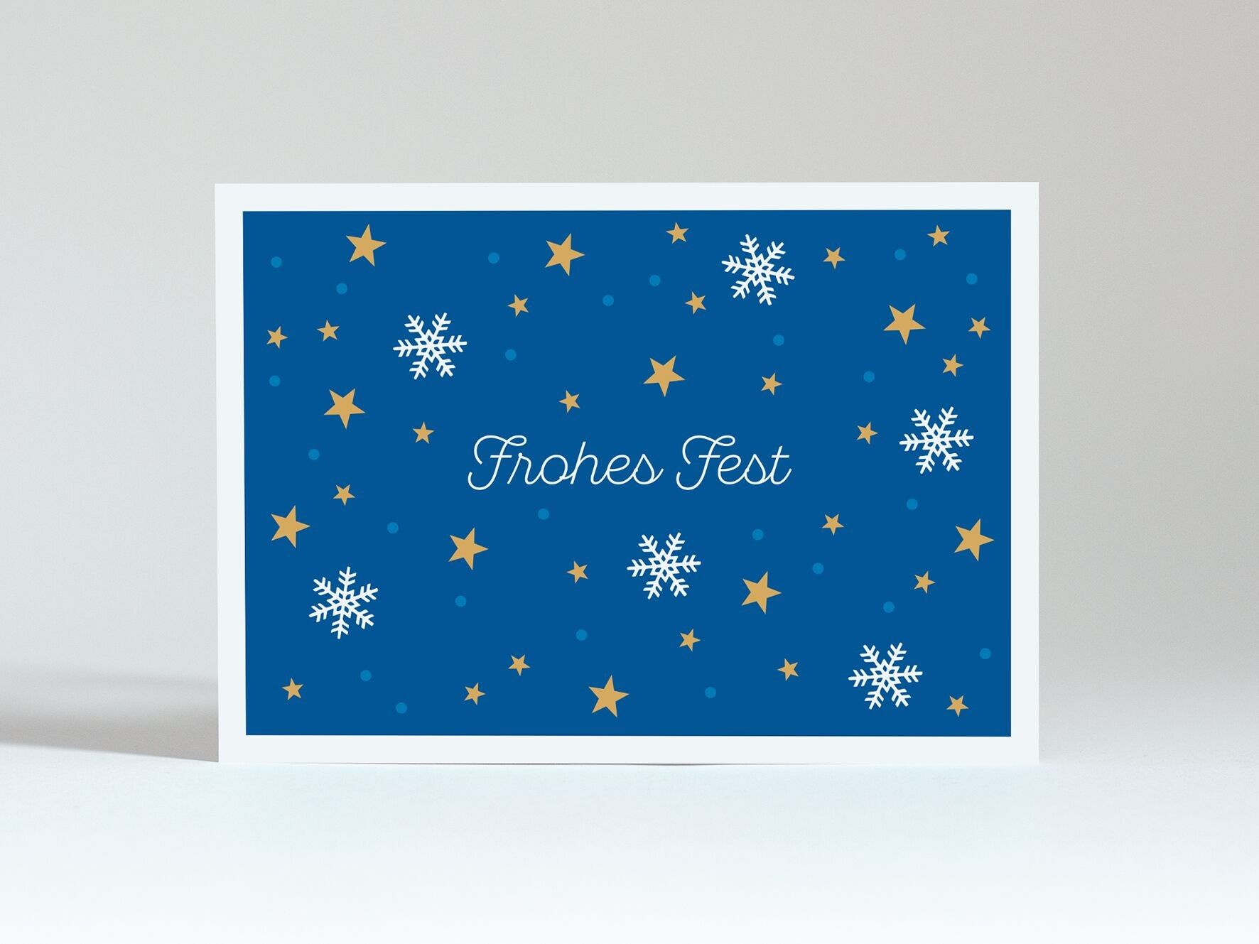 Cartolina “Buone Feste – Stelle”