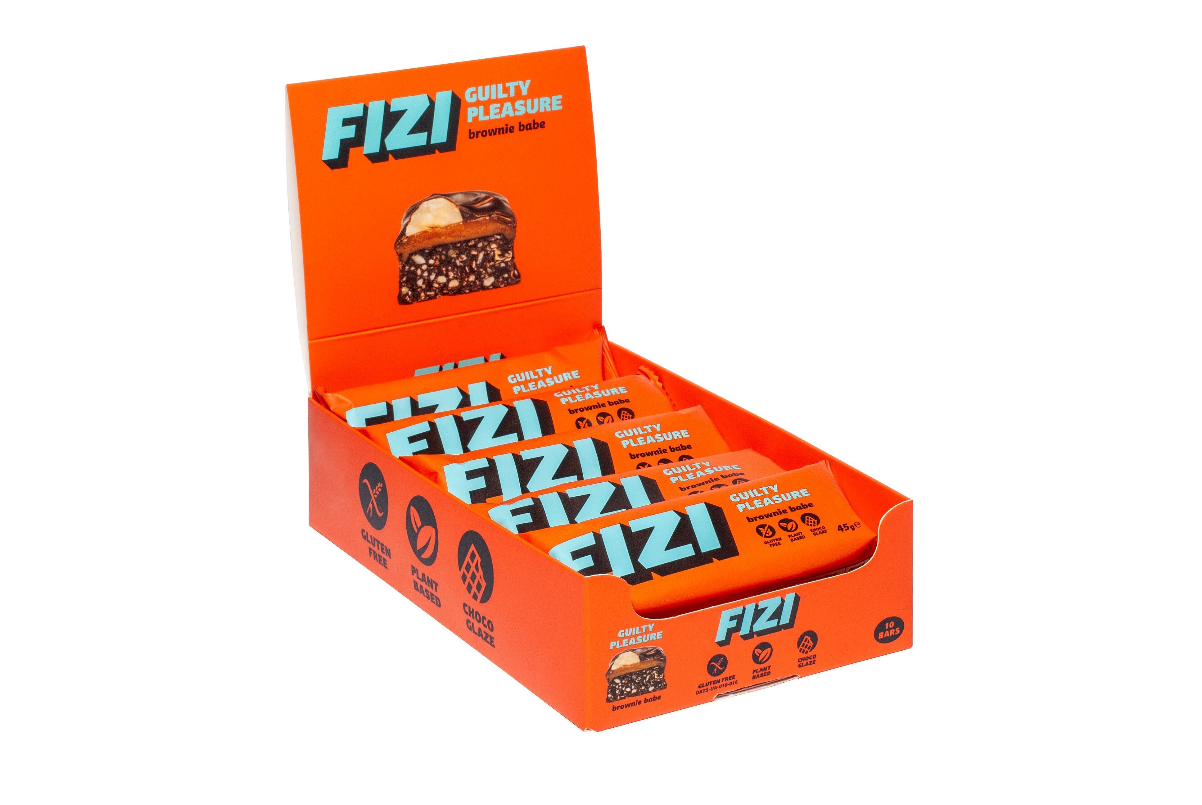 BARRETTA VEGANA SENZA GLUTINE "BROWNIE BABE" 45g