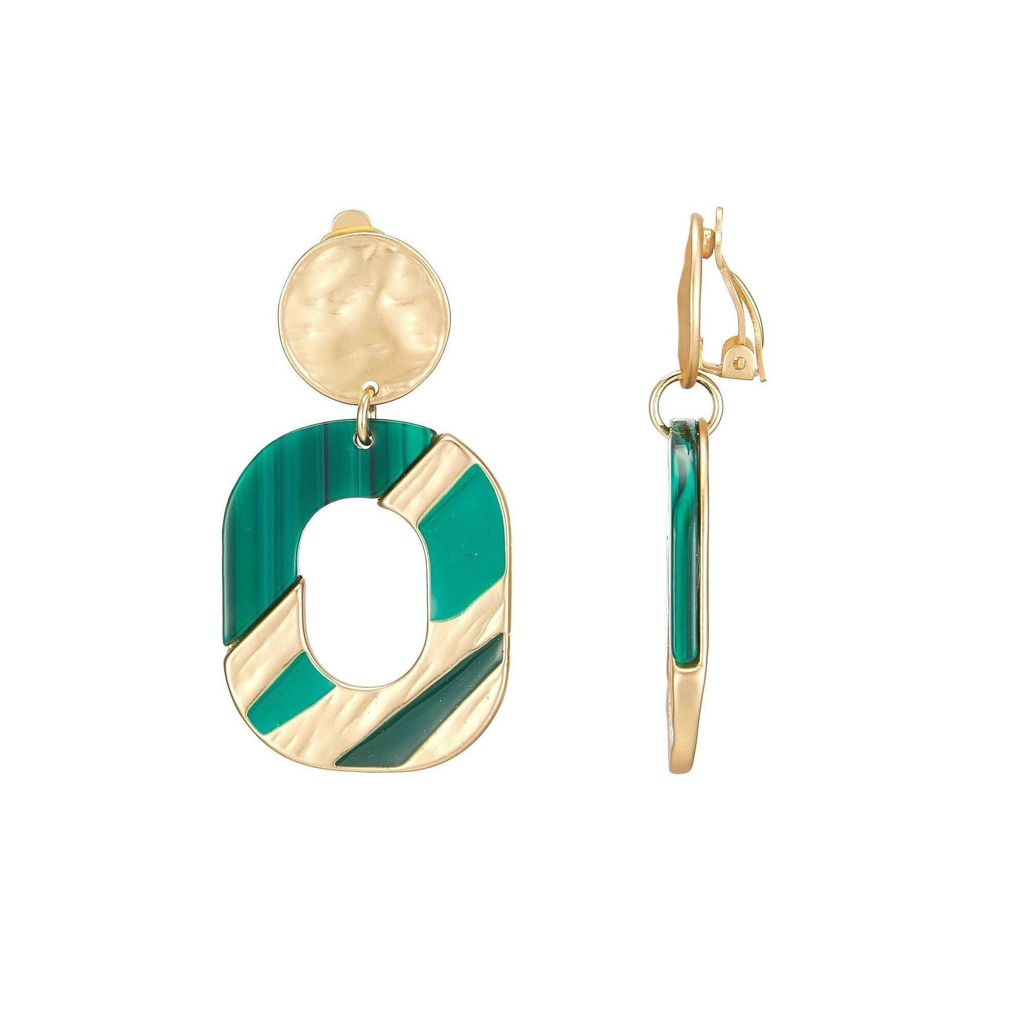 Pendiente de clip Elisaveta