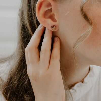 Pendientes brillantes - Gatos