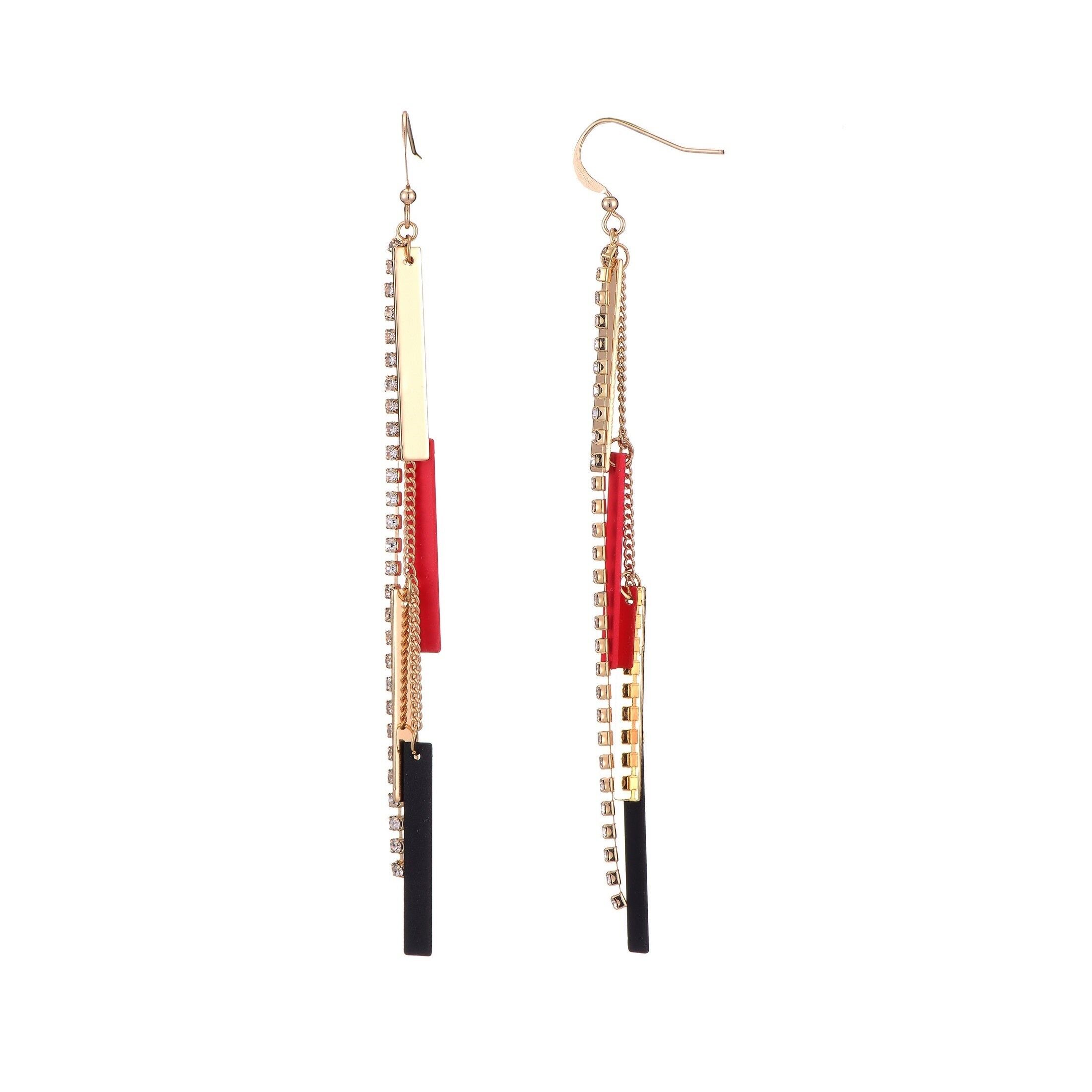 Orecchino a gancio bluette