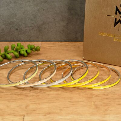 Confezione da 7 bracciali smaltati
