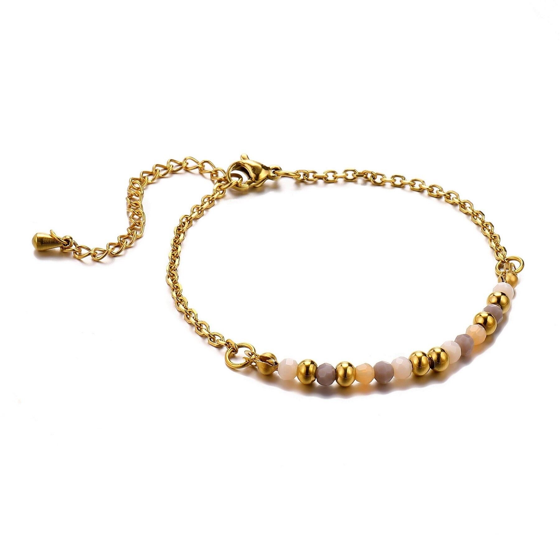 Vieno-Armband aus vergoldetem Stahl