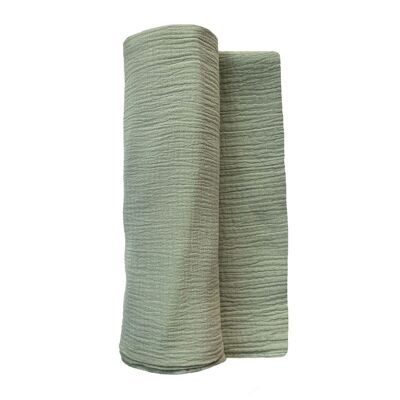 Maxi fascia in garza di cotone VERDE SALVIA
