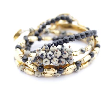 Bracciale avvolgente Alamy con pietra di onice