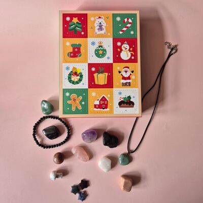 Calendario de Adviento navideño de cristal: ¡12 días de magia navideña!