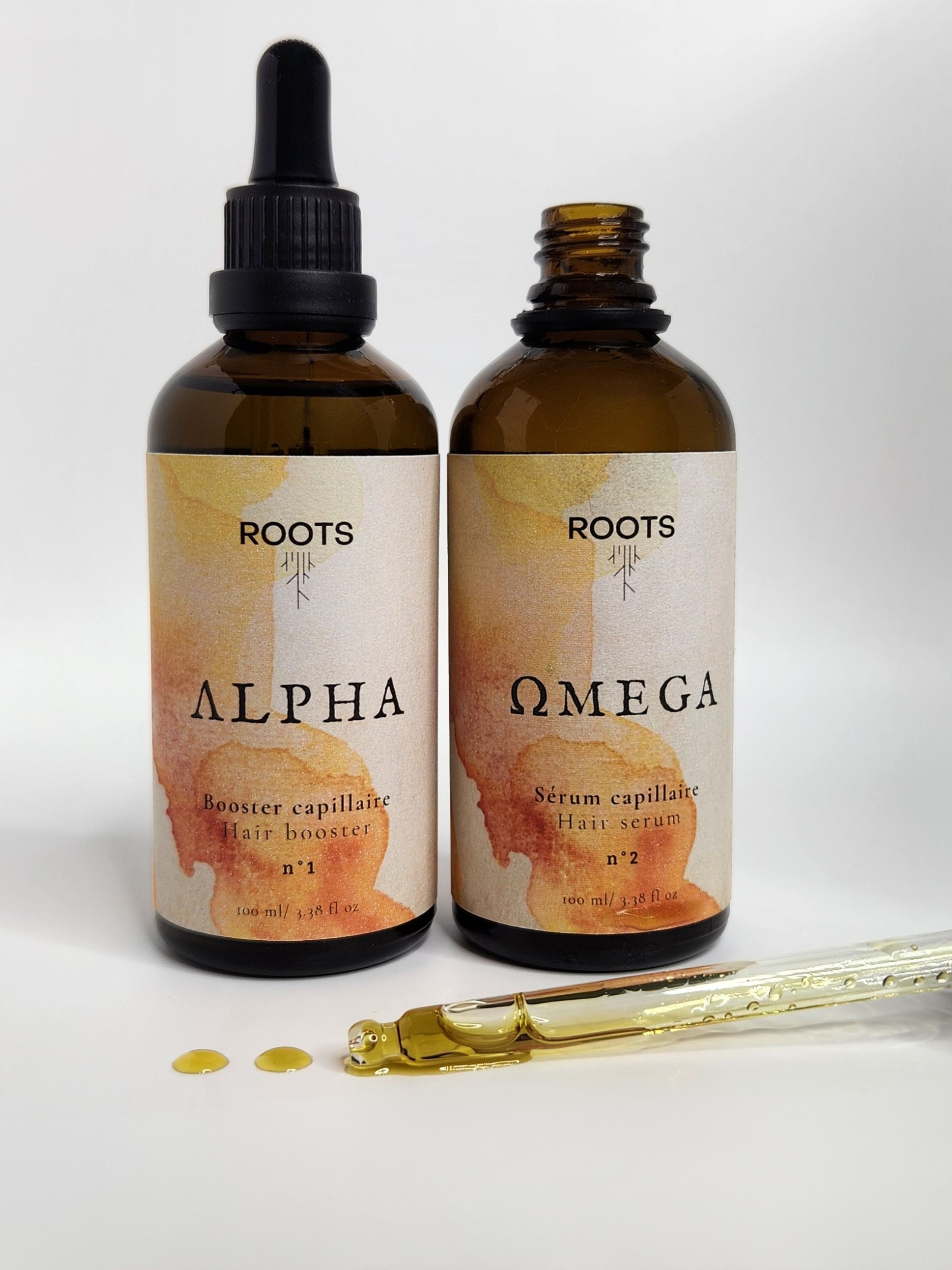 ROOTS – Alpha & Omega Duo | Anti-hair loss, thickening & hair growth stimulation treatment