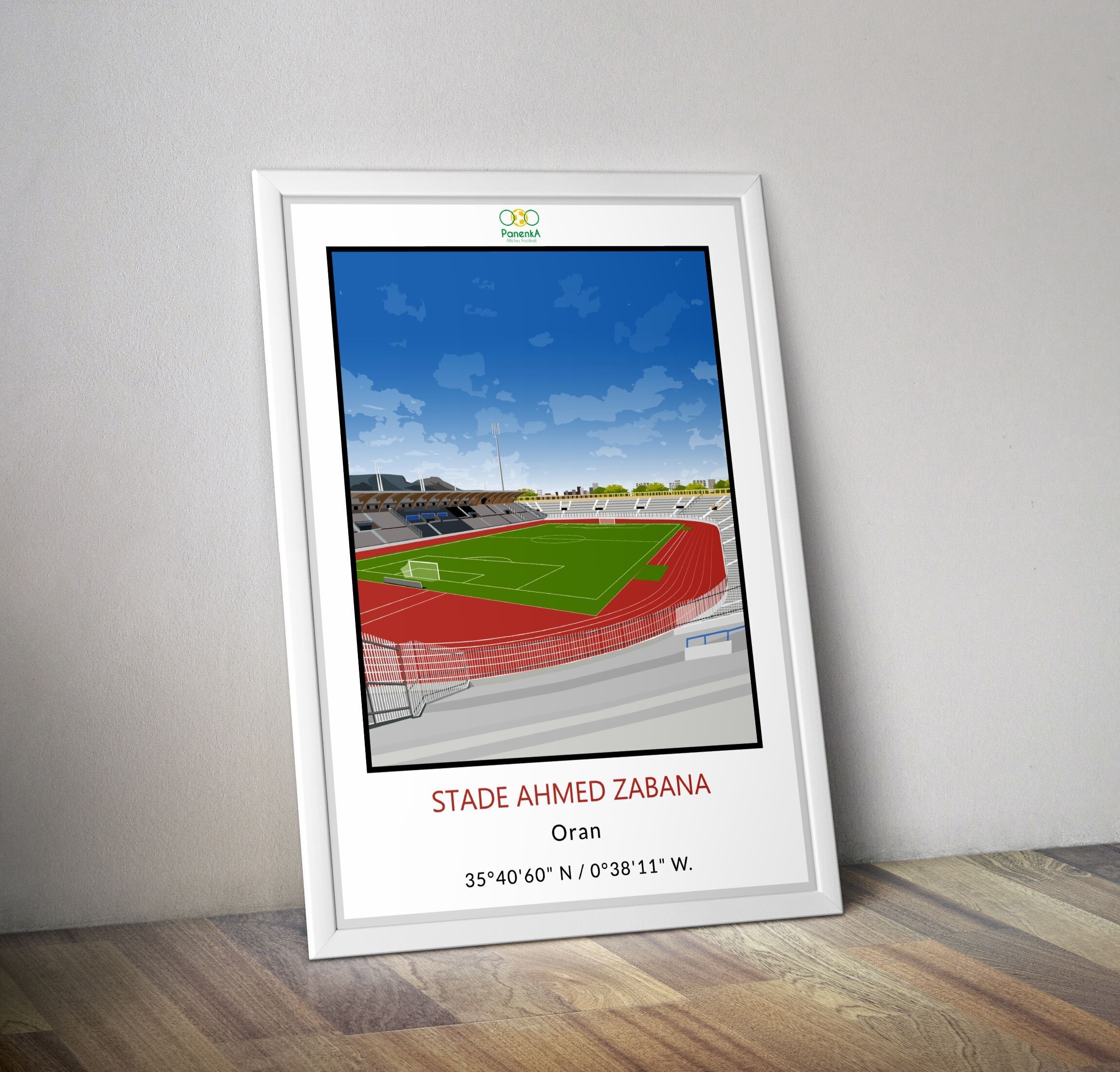 Ahmed Zabana Football Stadium Oran I Algeria Football Stadium Poster