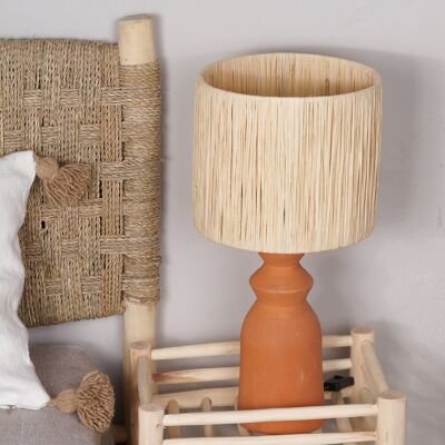 Terracotta lamp base - Terracotta