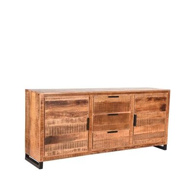 Homestorecity Dressoir Glasgow - Rugoso - Mangohout - 190 cm