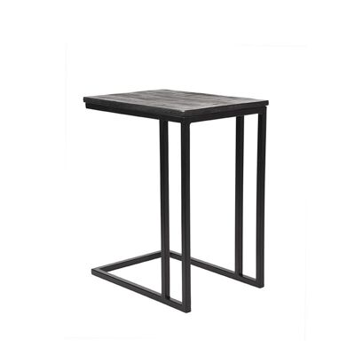 Homenegoziocittà Bijzettafel Move - Zwart - Mangohout