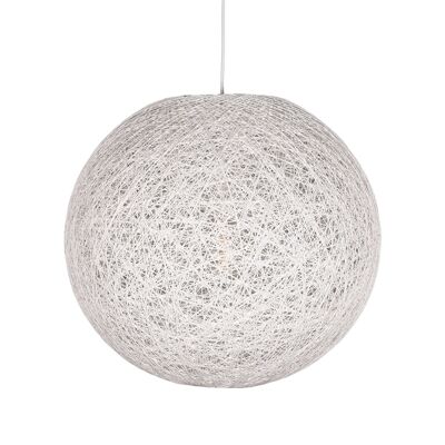 Homestorecity Lámpara colgante Twist - Wit - Vlas - XL