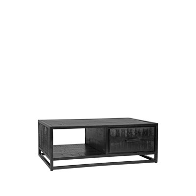 Homestorecity Salontafel Chili - Noir - Mangohout