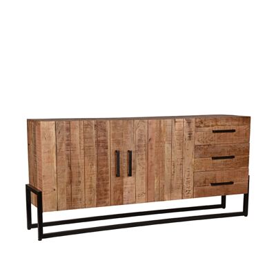Homestorecity Dressoir Bolivia - Rough - Bois de manguier