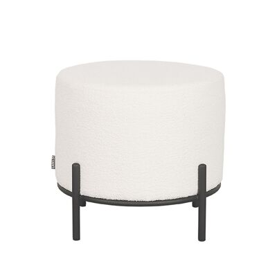 Homestorecity Poef Troy - Avorio - Boucle - L