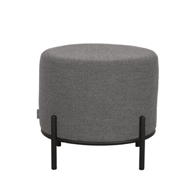 Homenegoziocittà Poef Troy - Grijs - Boucle - L