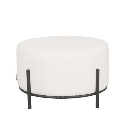 Homestorecity Poef Troy - Avorio - Boucle - XL