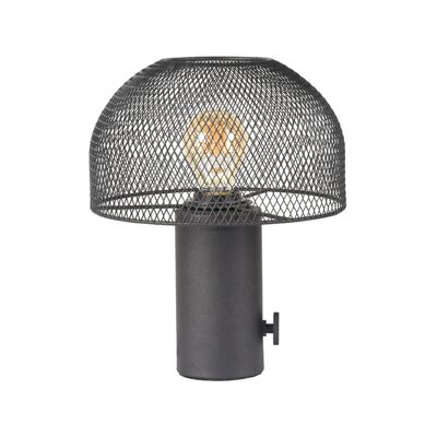 Homestorecity Tafellamp Fungo - Zwart - Metaal