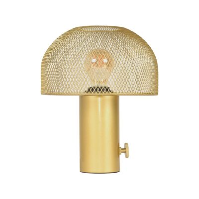 Homestorecity Tafellamp Fungo - Goud - Metaal