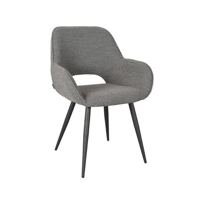 Homestorecity Eetkamerstoel Fer - Grijs - Boucle