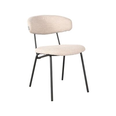 Homestorecity Eetkamerstoel Zack - Naturel - Boucle
