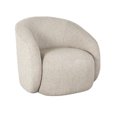 Homenegoziocittà Fauteuil Alby - Beige - Boucle