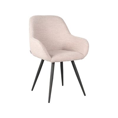 Homestorecity Eetkamerstoel Fender - Naturel - Boucle
