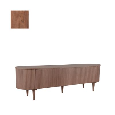 Homestorecity Meuble TV Oliva - Walnoot - Eiken - 180 cm