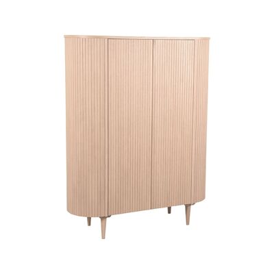 Homestorecity Bergkast Oliva - Naturel - Eiken - 125 cm