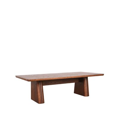 Homestorecity Salontafel Jule - Walnoot - Eiken - 140 cm