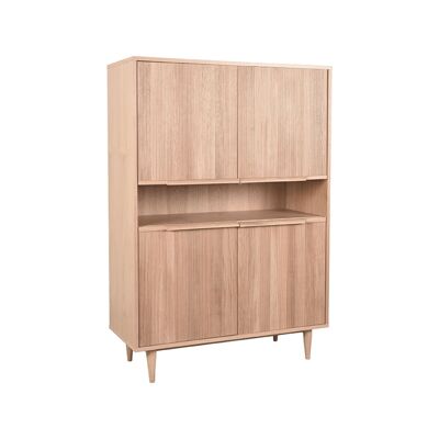Homestorecity Bergkast Jule - Naturel - Eiken - 110 cm