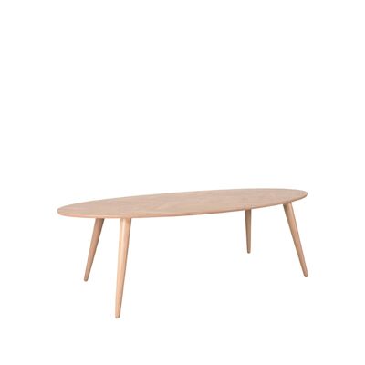 Homenegoziocittà Eetkamertafel Ines - Naturel - Eiken - 210 cm