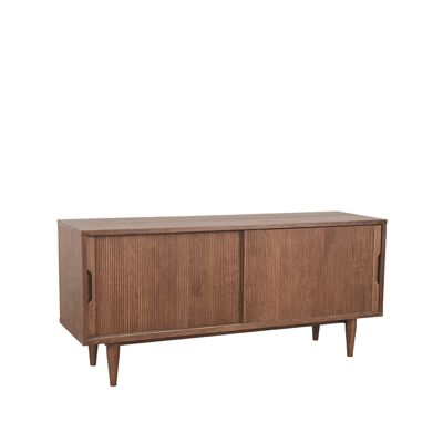 Homestorecity Meuble TV Jule - Walnoot - Eiken - 130 cm