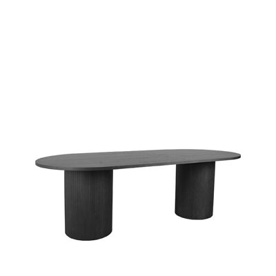 Homestorecity Eetkamertafel Oliva - Negro - Eiken - 240 cm