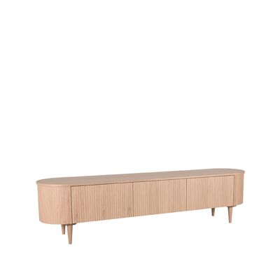 Homestorecity Mueble Tv Oliva - Natural - Eiken - 220 cm