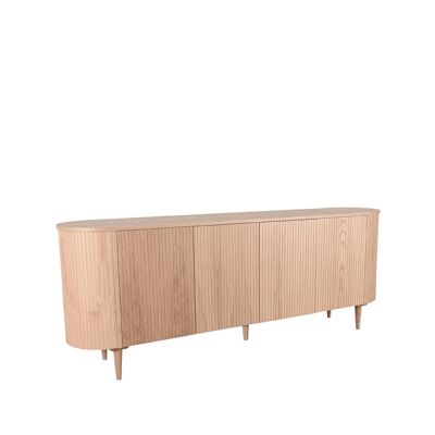 Homestorecity Dressoir Oliva - Natural - Eiken - 220 cm