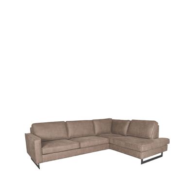 Homestorecity Bank Allure - Taupe - Stof - Derecho
