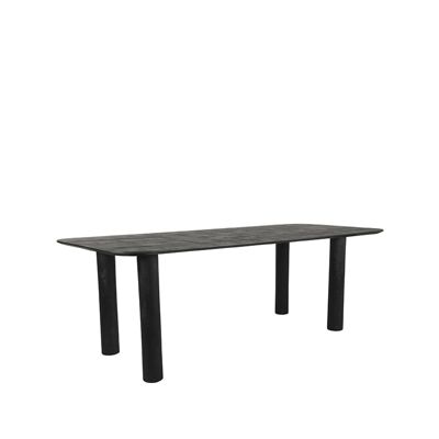 Homestorecity Eetkamertafel Lucy - Zwart - Mangohout
