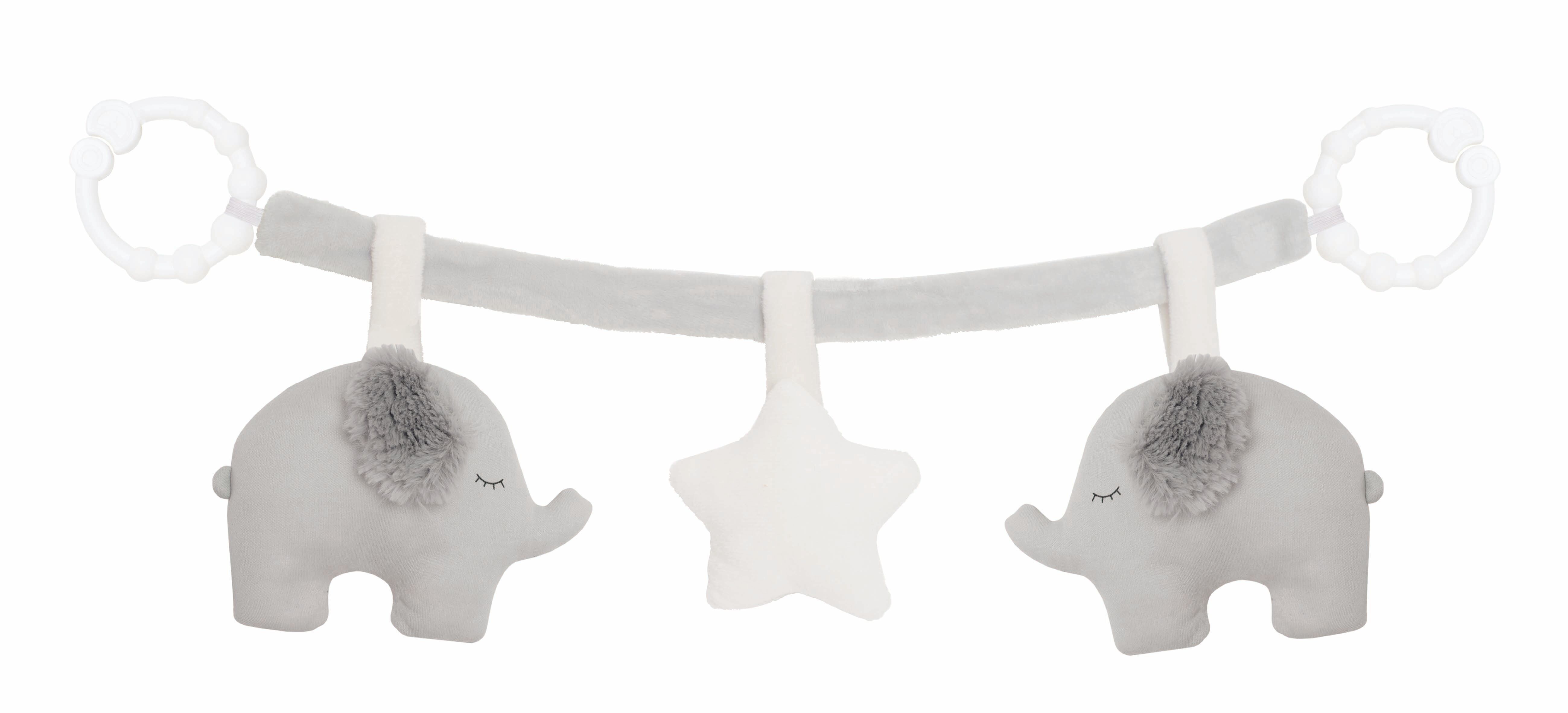 Sonaglio per carrozzina a forma di elefante