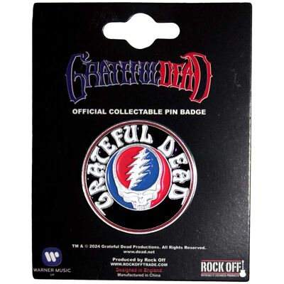 Spilla dei Grateful Dead - Logo Steal Your Face