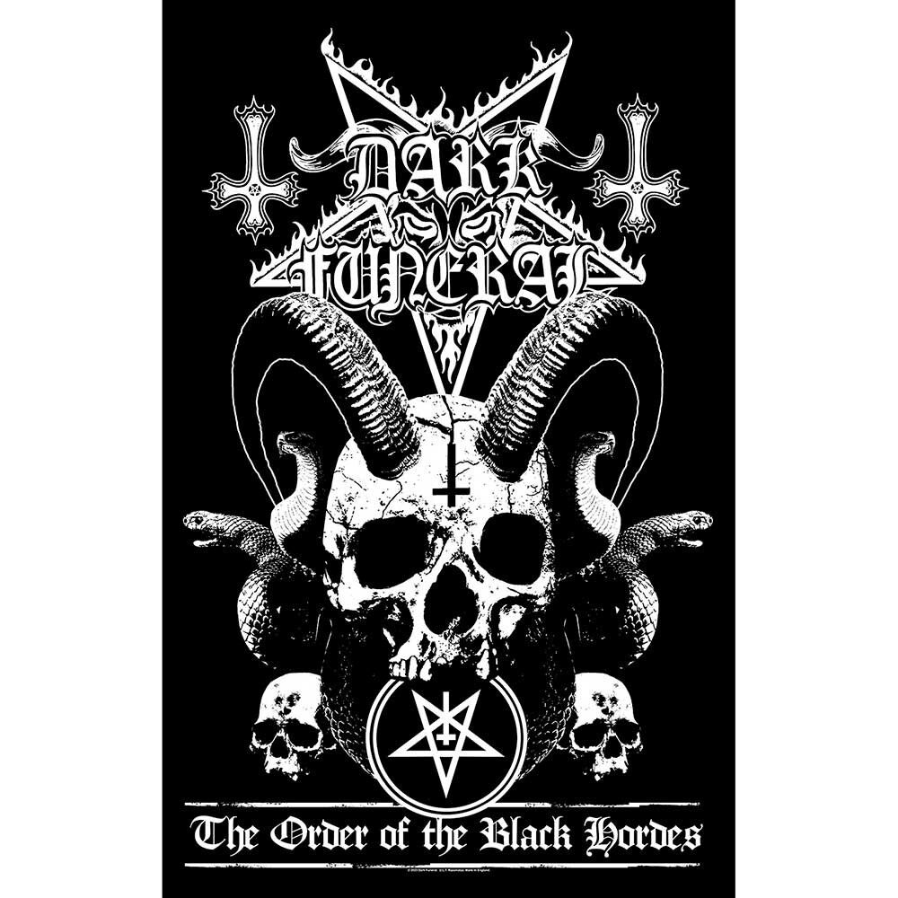 Dark Funeral Poster - Textil - Orden der Schwarzen Horden