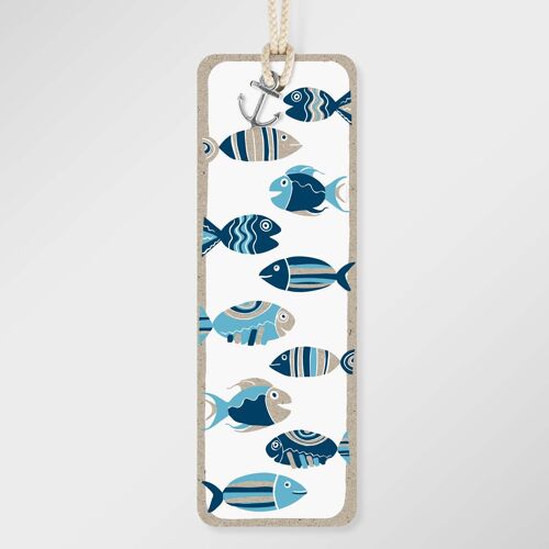 Maritimes Lesezeichen - Fische